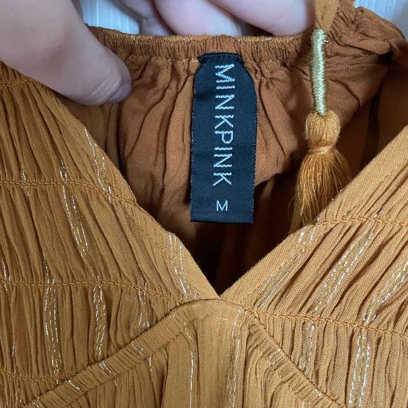 MINKPINK rusty orange dress - Picture 4 of 4